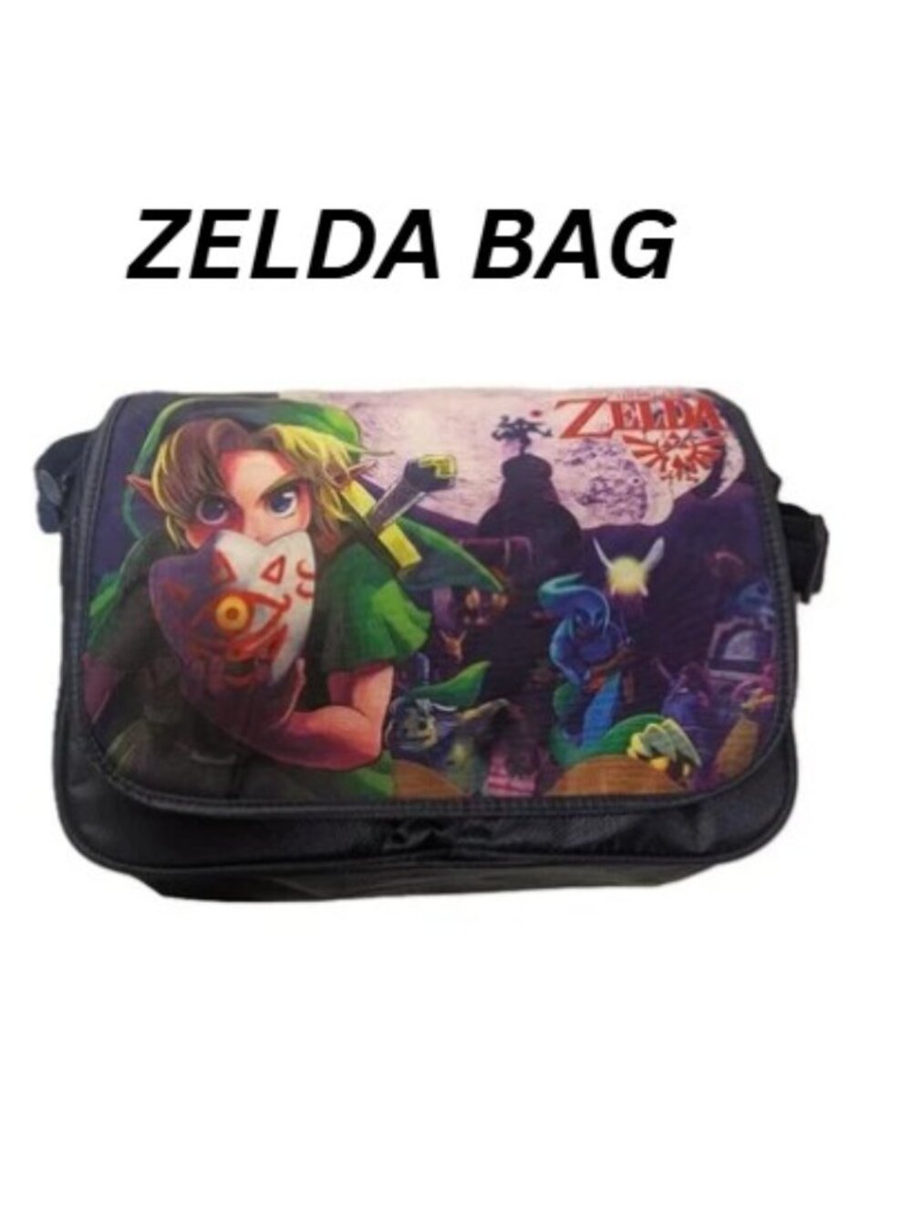 Zelda Messenger Bag Link Mask Crossbody Gaming Shoulder Bag